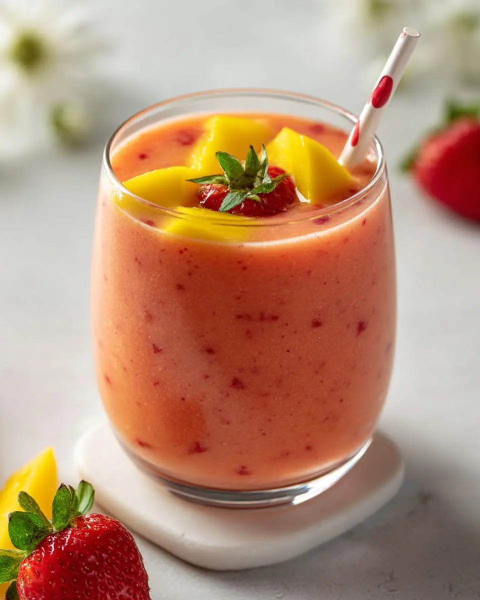 mango strawberry smoothie recipe 1