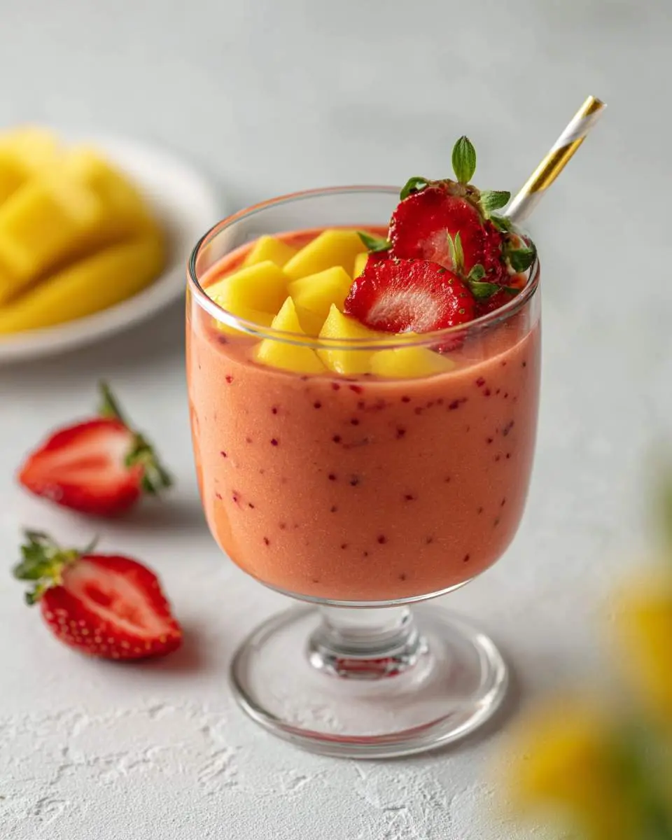mango strawberry smoothie recipe