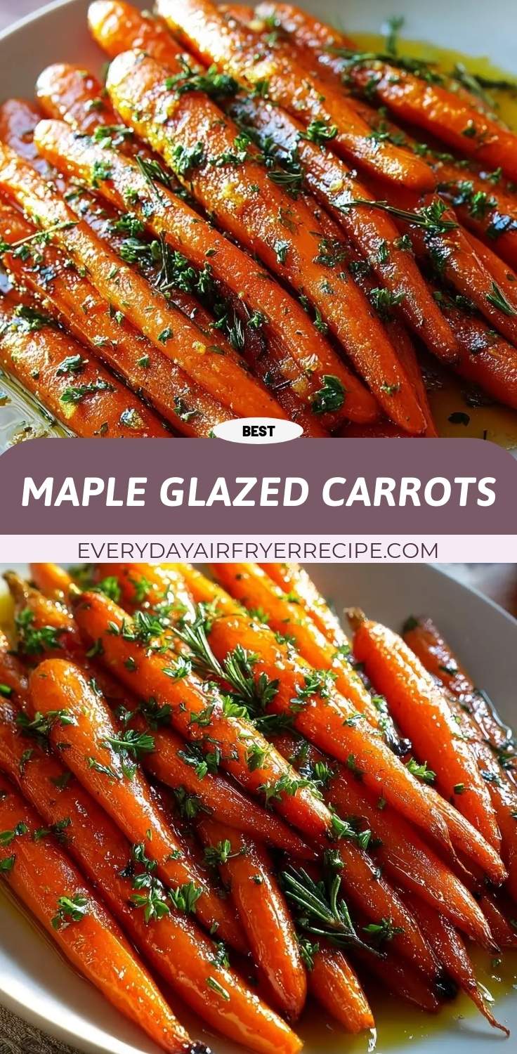 maple glazed carrots pinterest