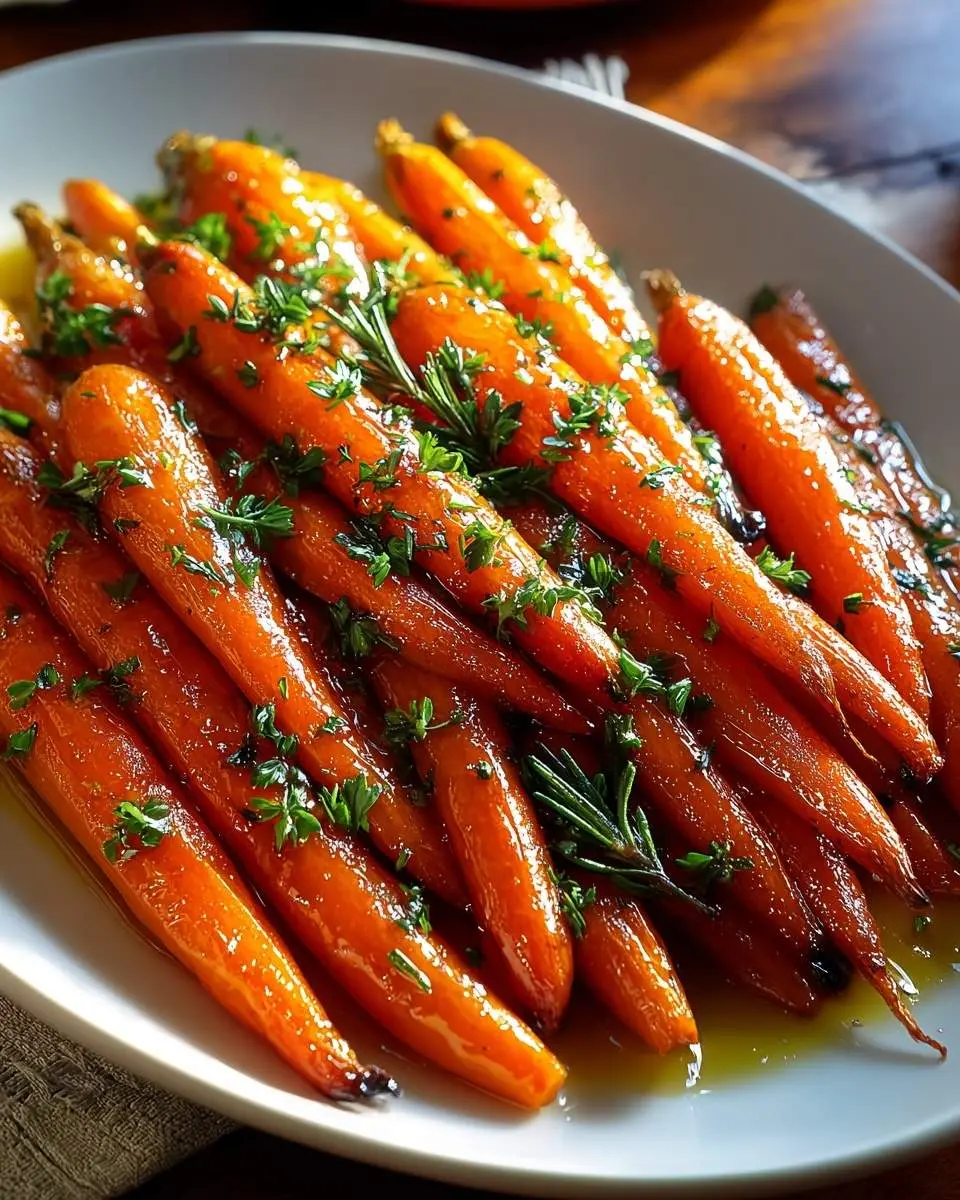 maple glazed carrots