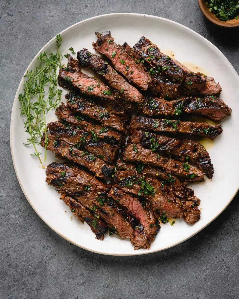 marinated skirt steak recipe