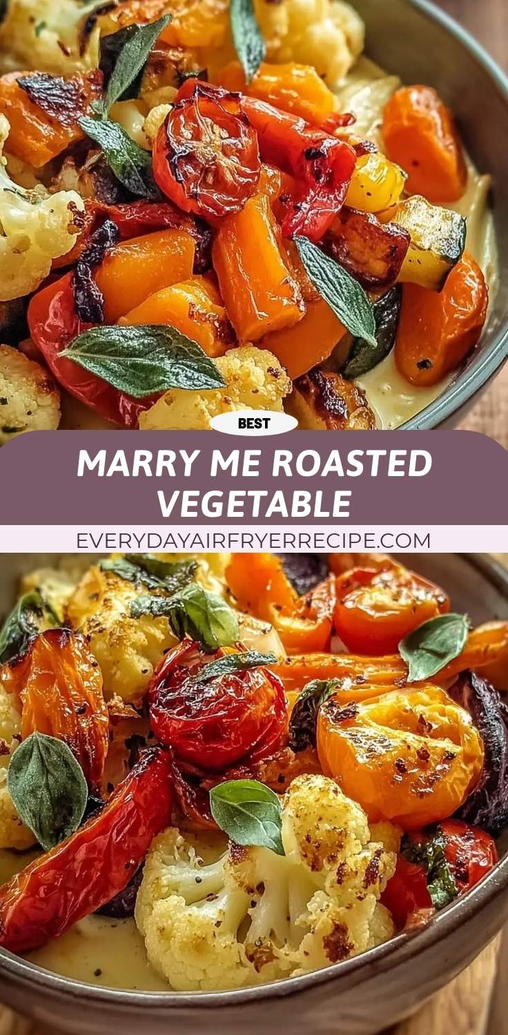marry me roasted vegetable pinterest