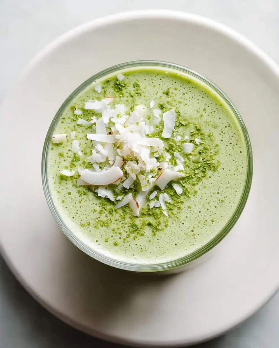 matcha coconut smoothie recipe 1