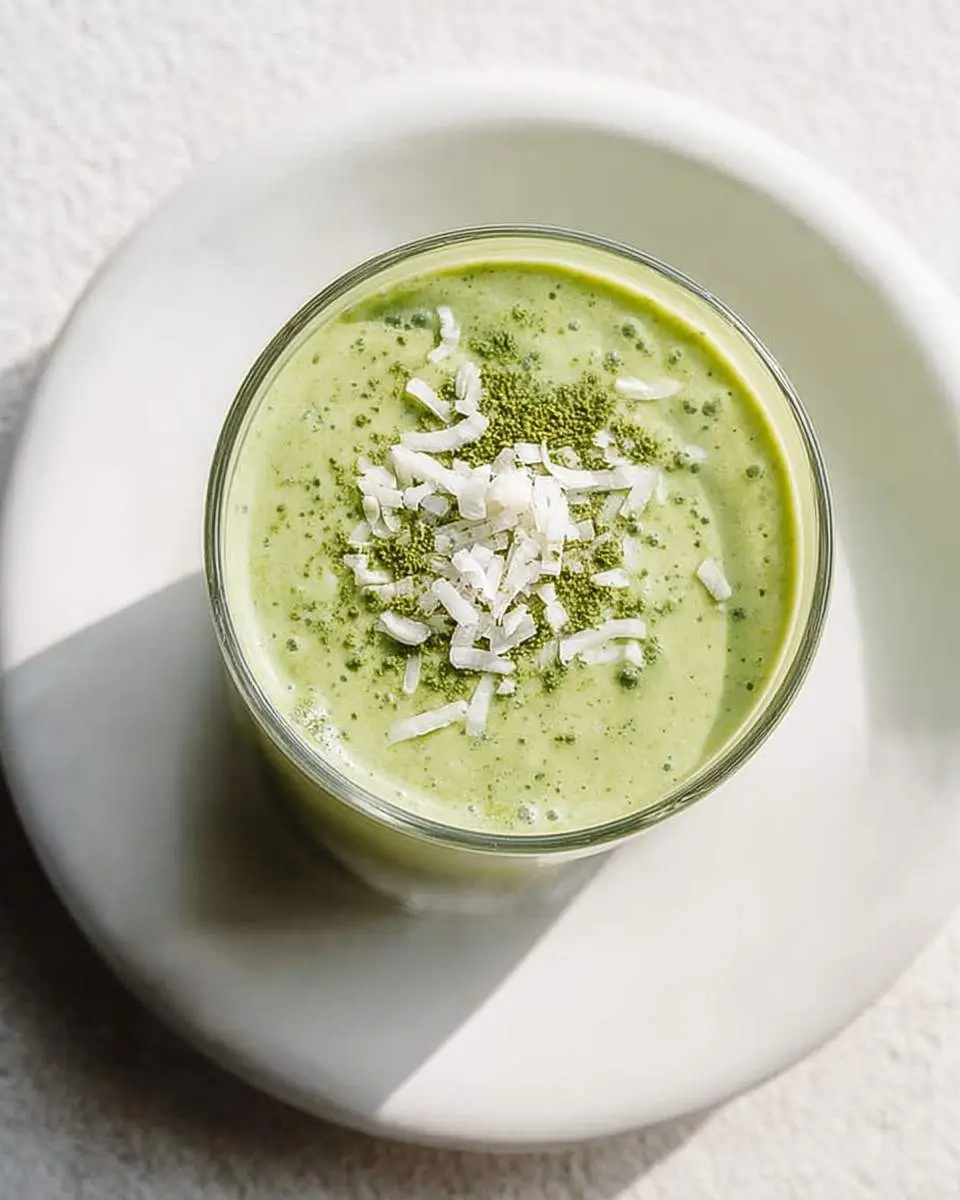 matcha coconut smoothie recipe