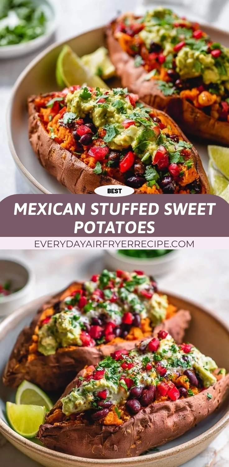 mexican stuffed sweet potatoes pinterest
