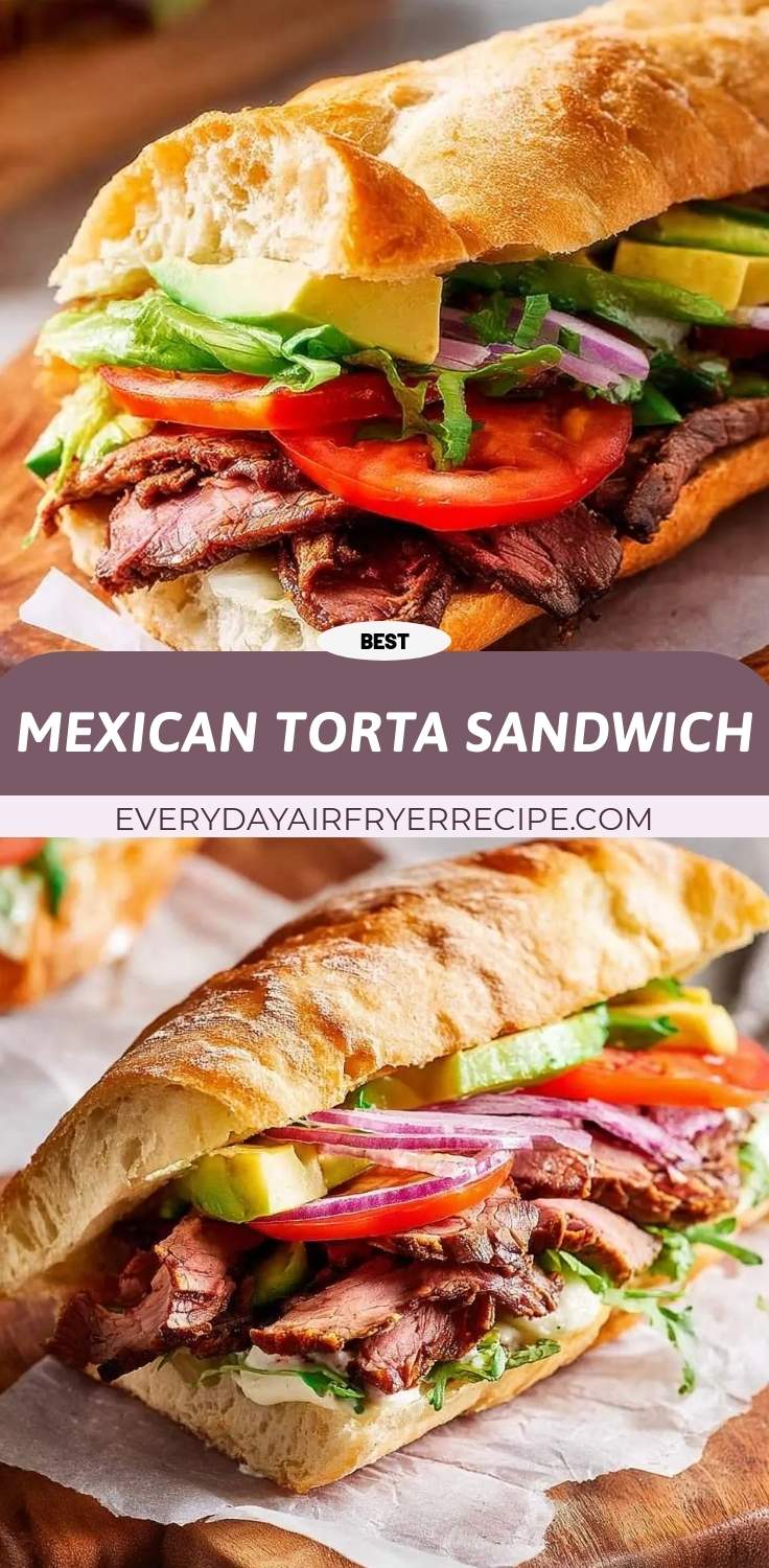 mexican torta sandwich pinterest