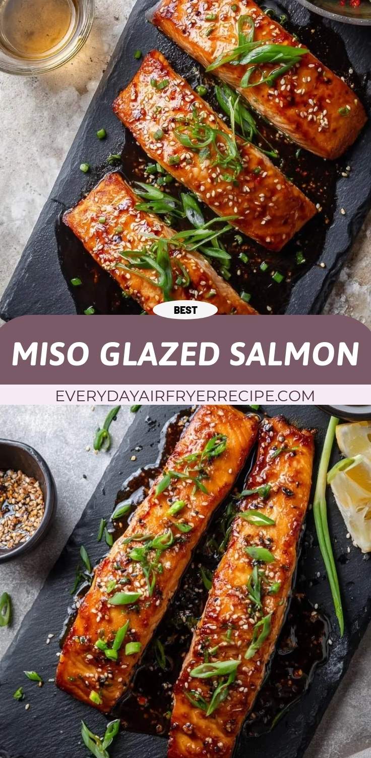 miso glazed salmon pinterest