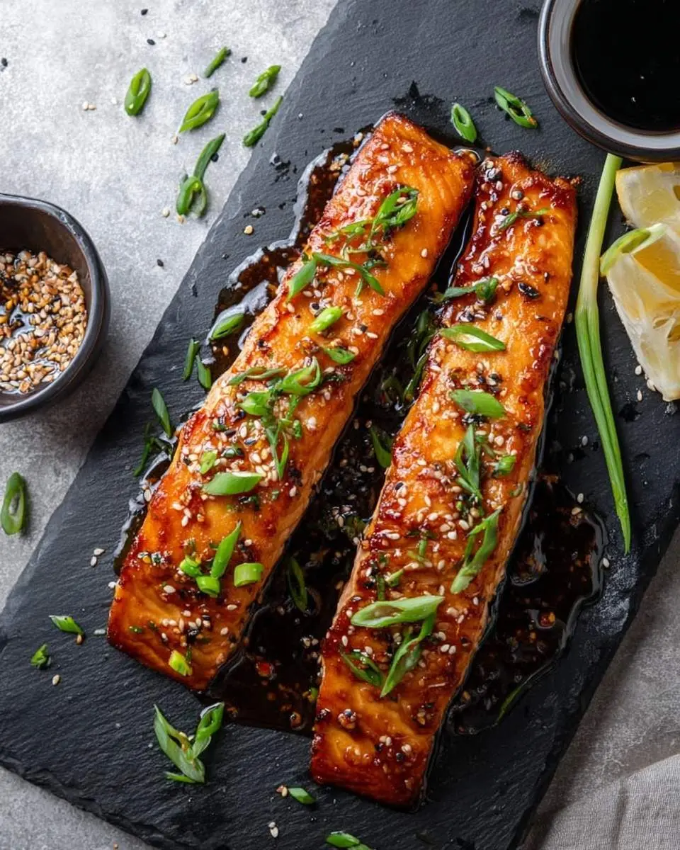 miso glazed salmon