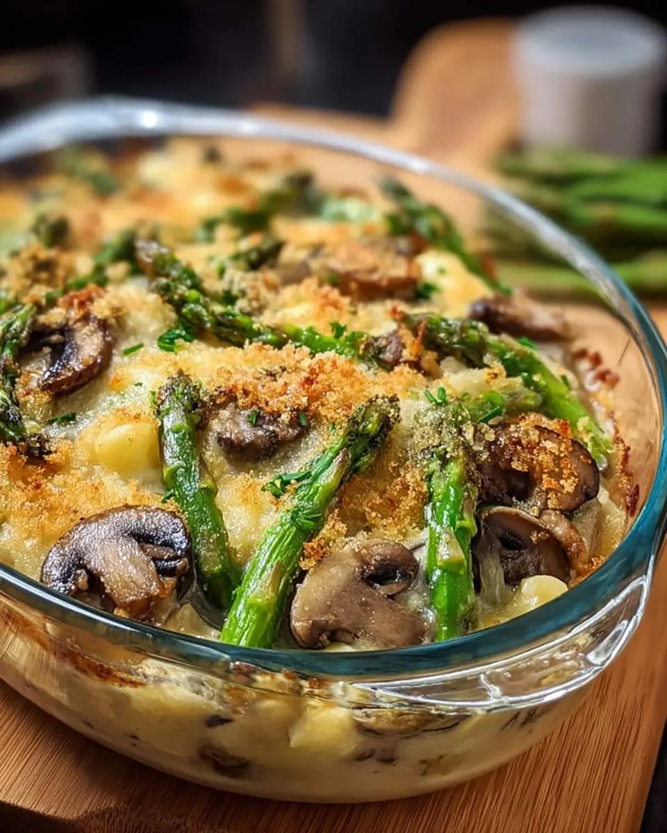 mushroom asparagus casserole