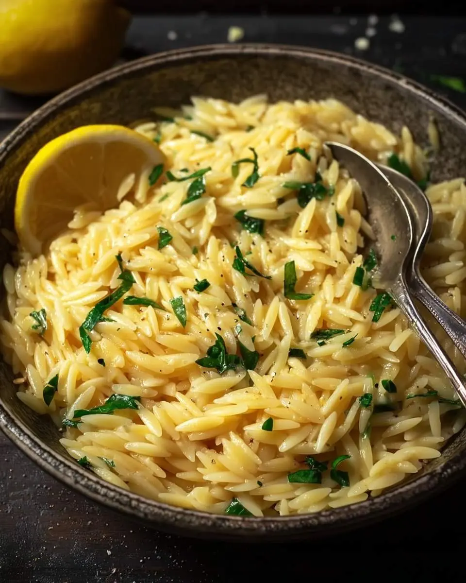 one pan lemon orzo pasta recipe 1