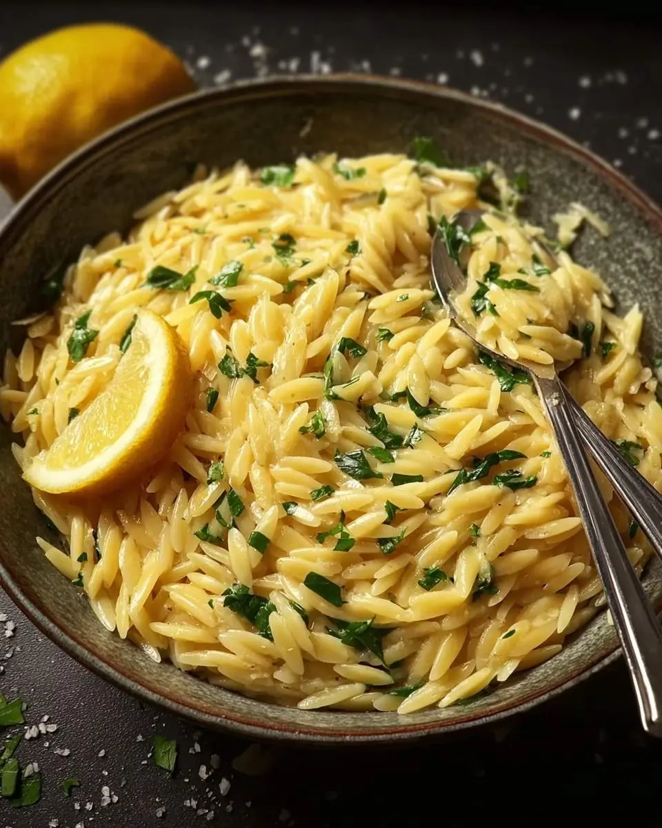 one pan lemon orzo pasta recipe