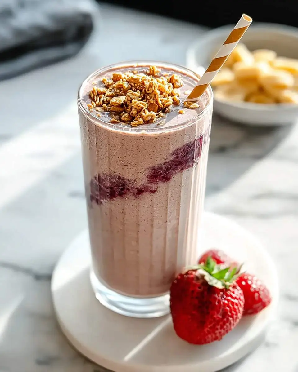 peanut butter jelly keto smoothie recipe 1