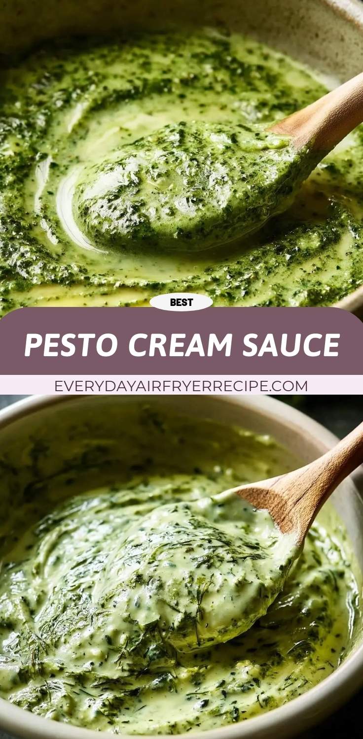pesto cream sauce pinterest
