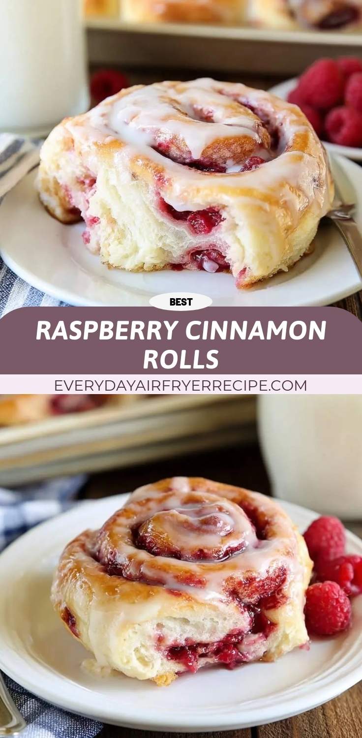 raspberry cinnamon rolls pinterest