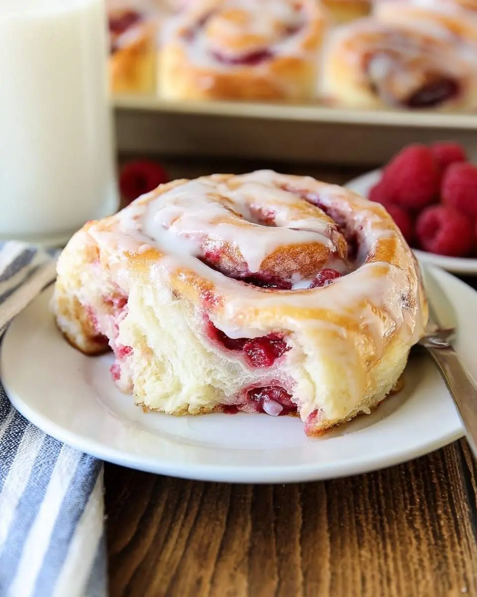 raspberry cinnamon rolls recipe 1