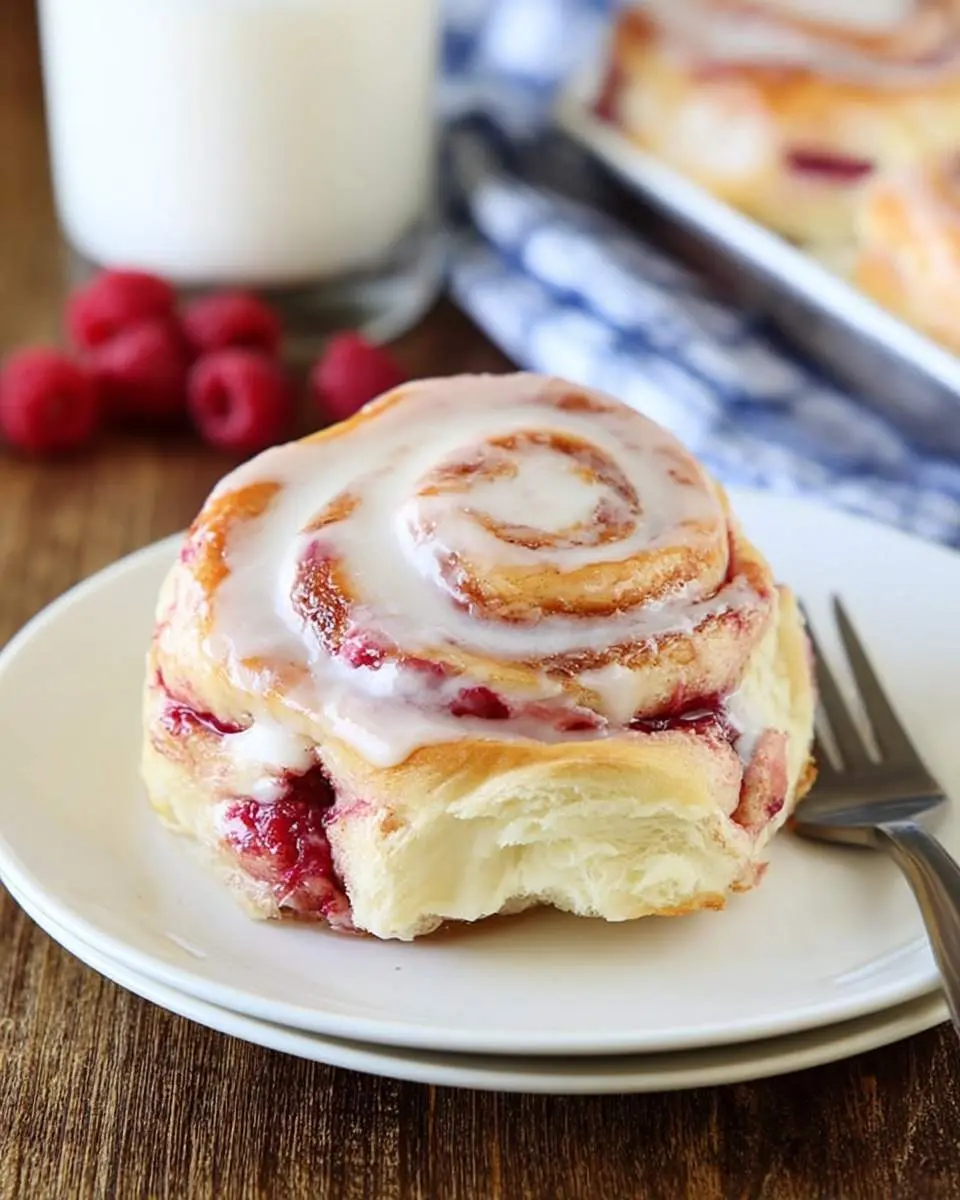 raspberry cinnamon rolls recipe
