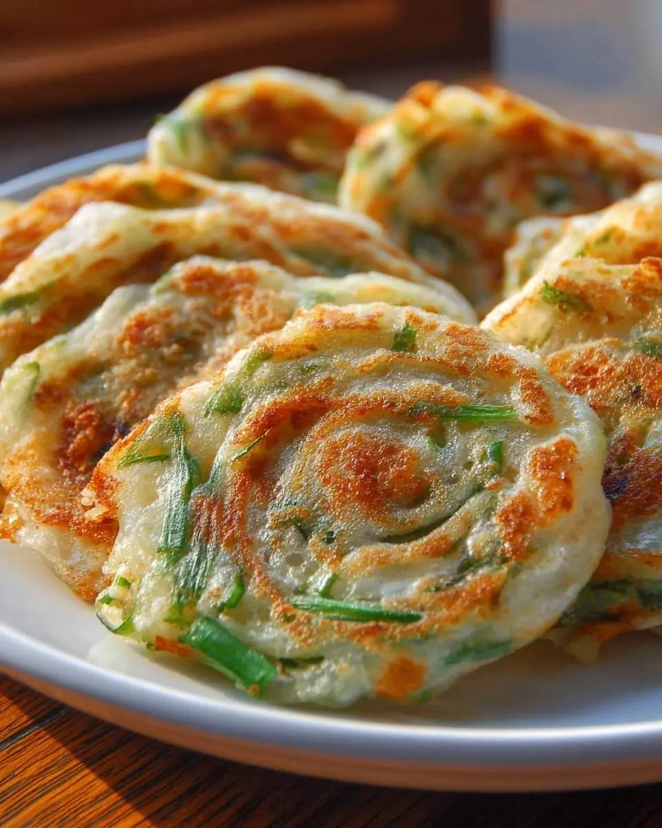 rice paper scallion pancakes