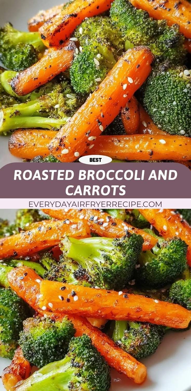 roasted broccoli and carrots pinterest