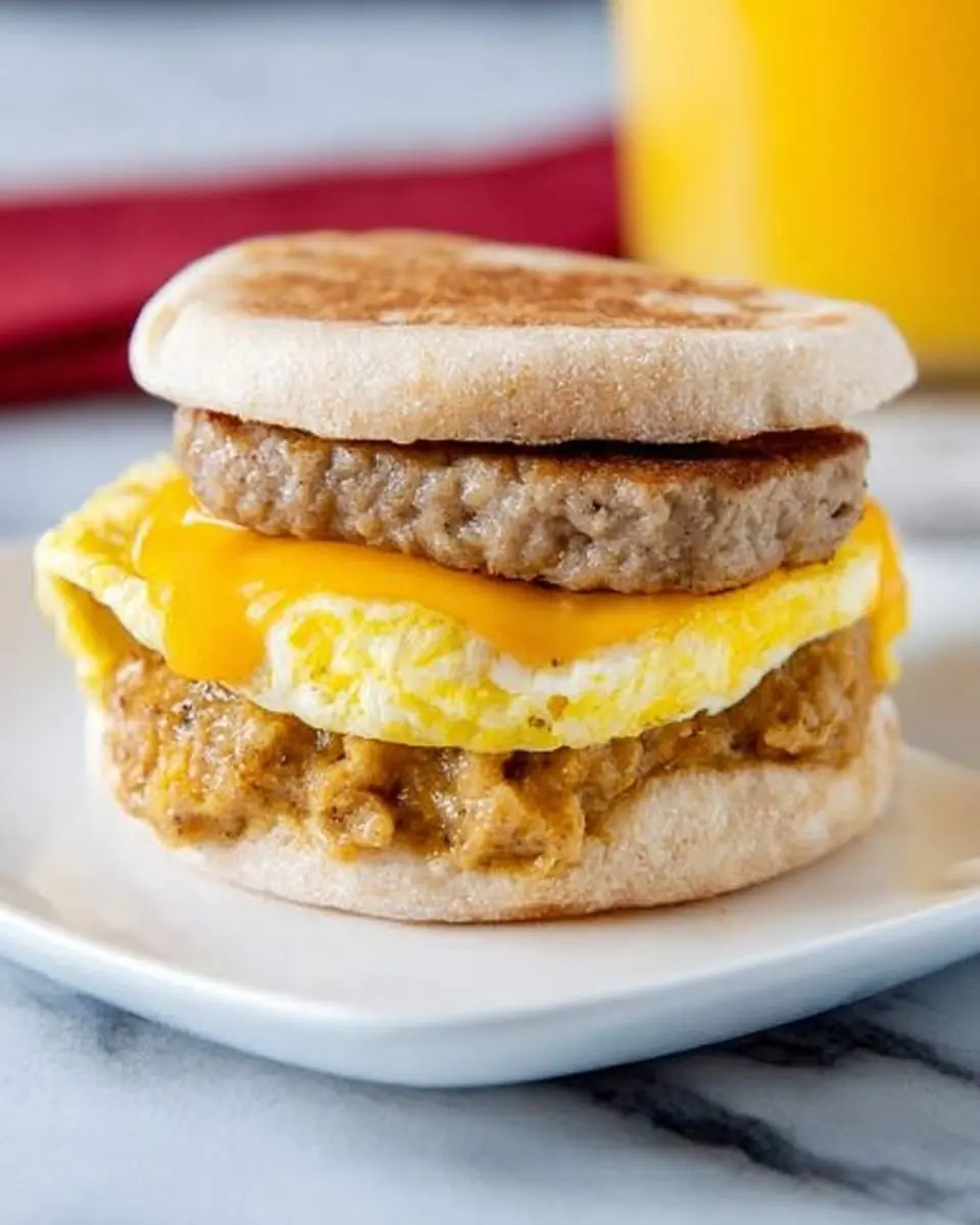 sausage egg and cheese breakfast sandwich recipe 1