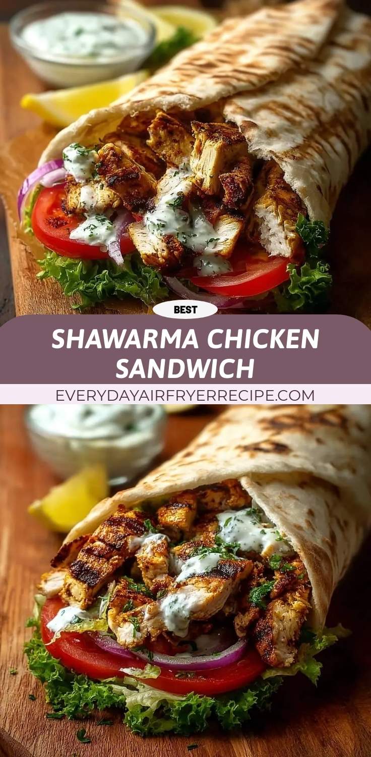 shawarma chicken sandwich pinterest