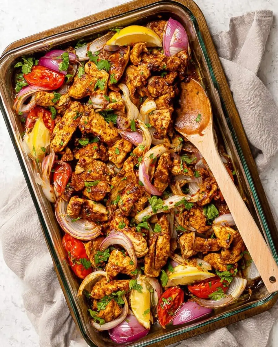 sheet pan chicken shawarma recipe