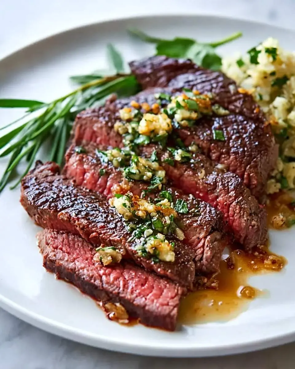 skirt steak with garlic butter recipe