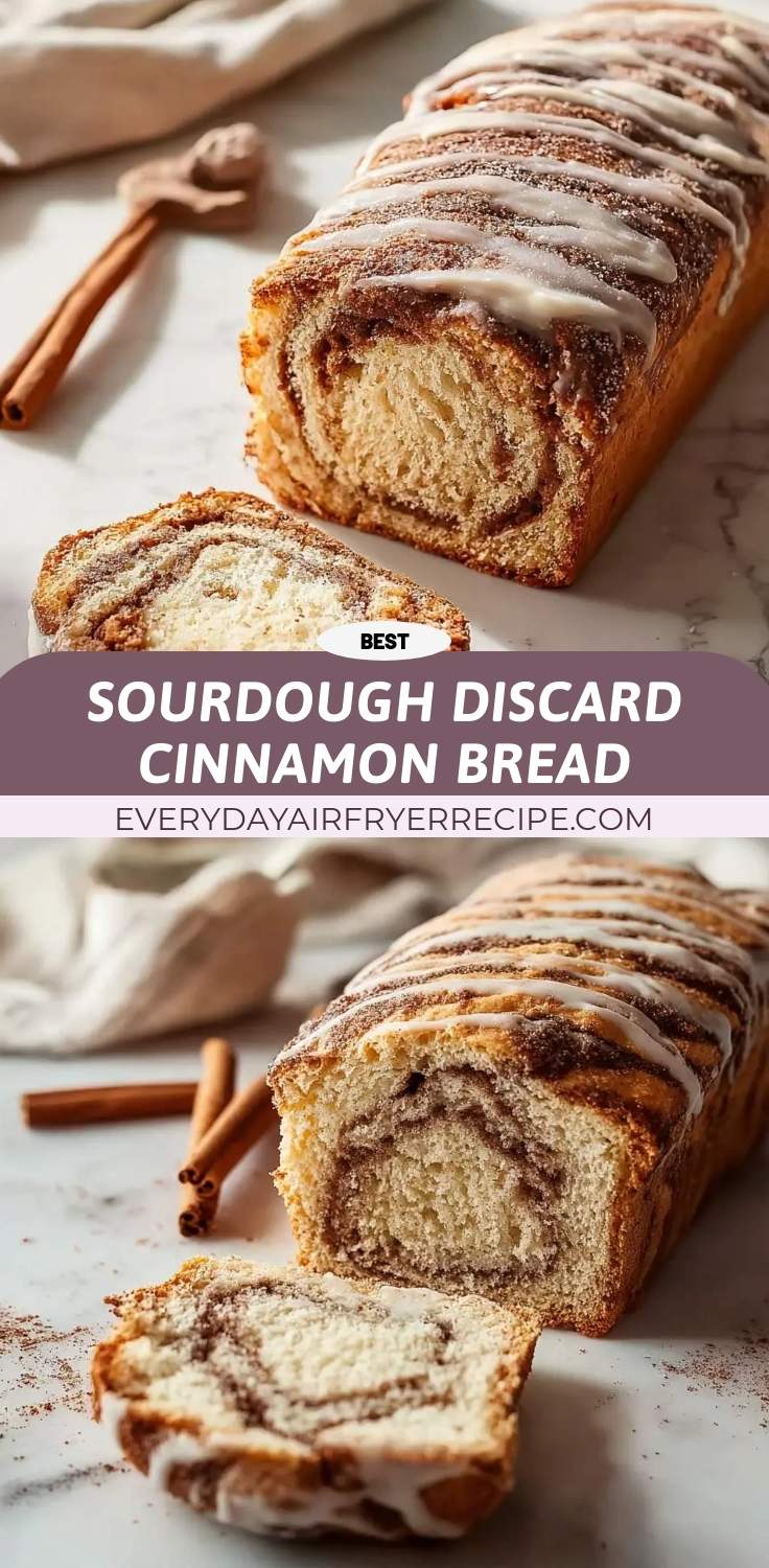 sourdough discard cinnamon bread pinterest