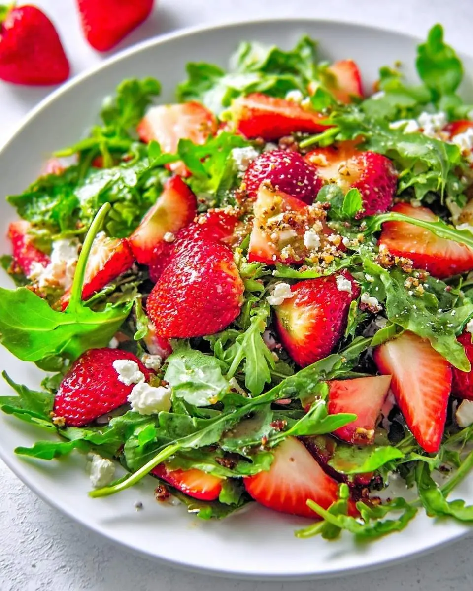 strawberry arugula salad recipe 1