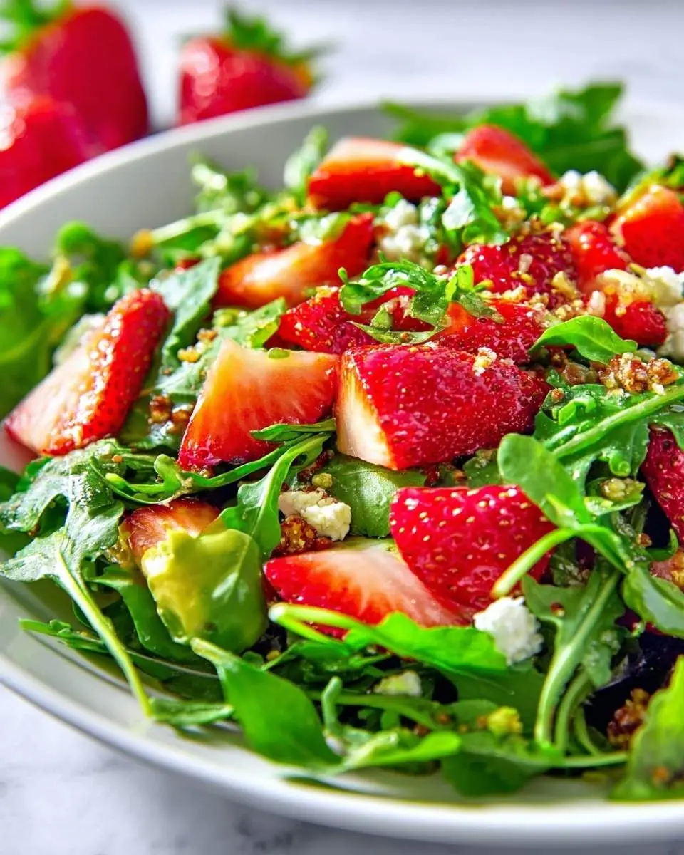 strawberry arugula salad recipe