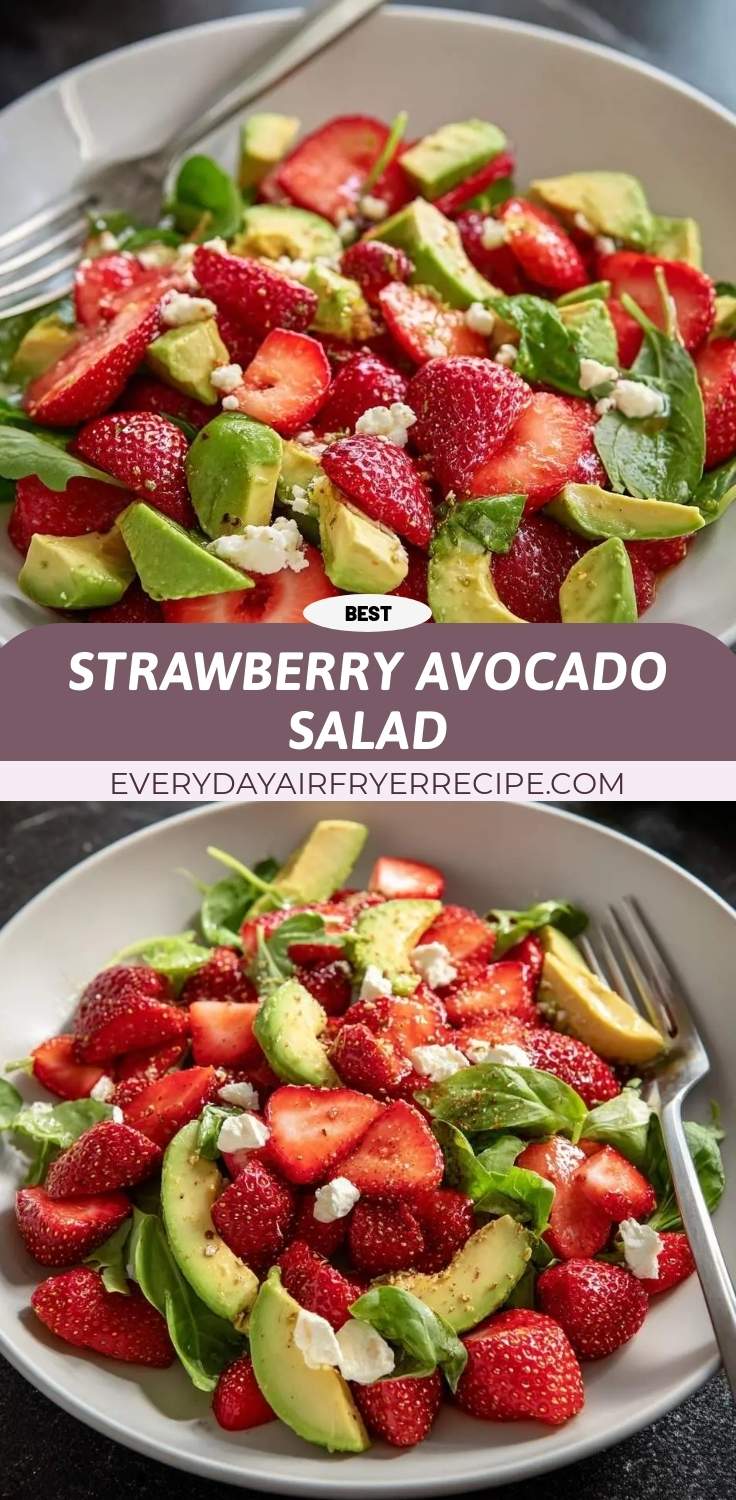 strawberry avocado salad pinterest