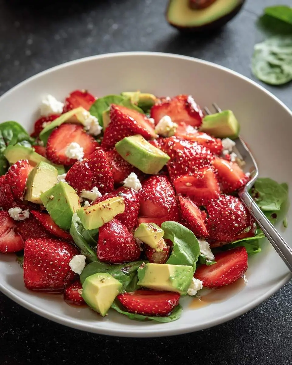 strawberry avocado salad recipe