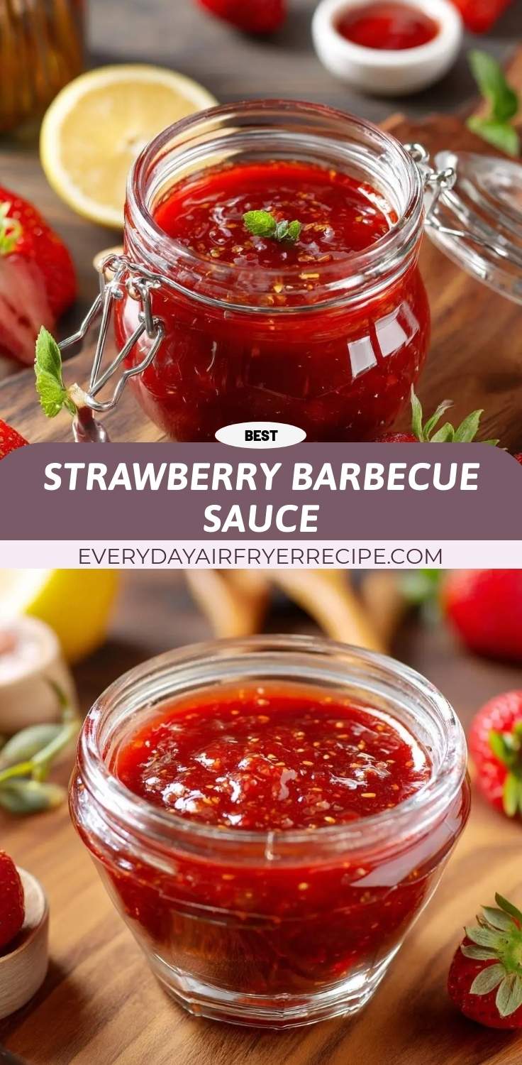 strawberry barbecue sauce pinterest