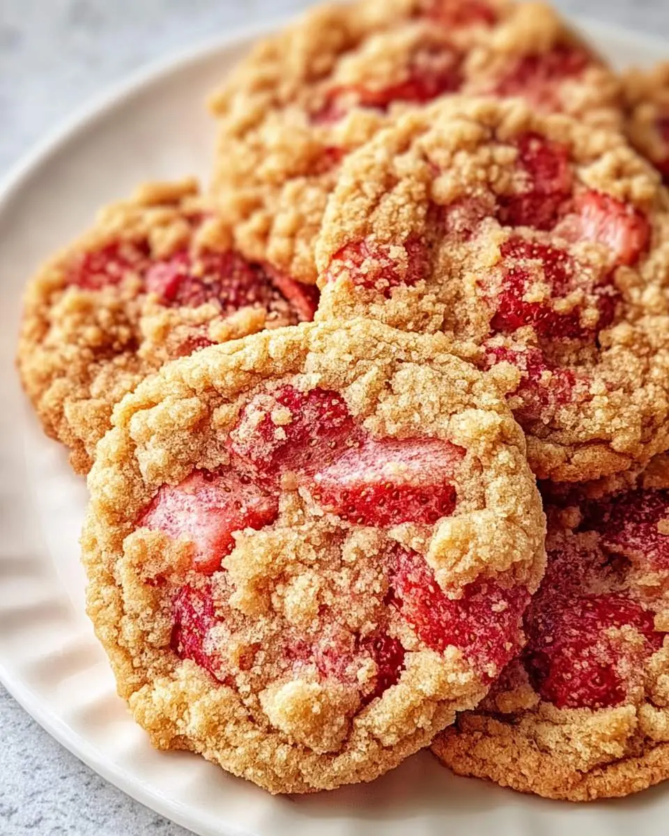 strawberry crunch cookies recipe 1