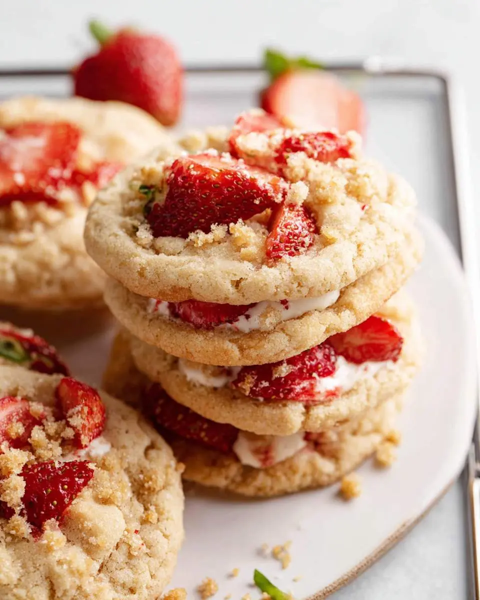 strawberry shortcake cookies recipe