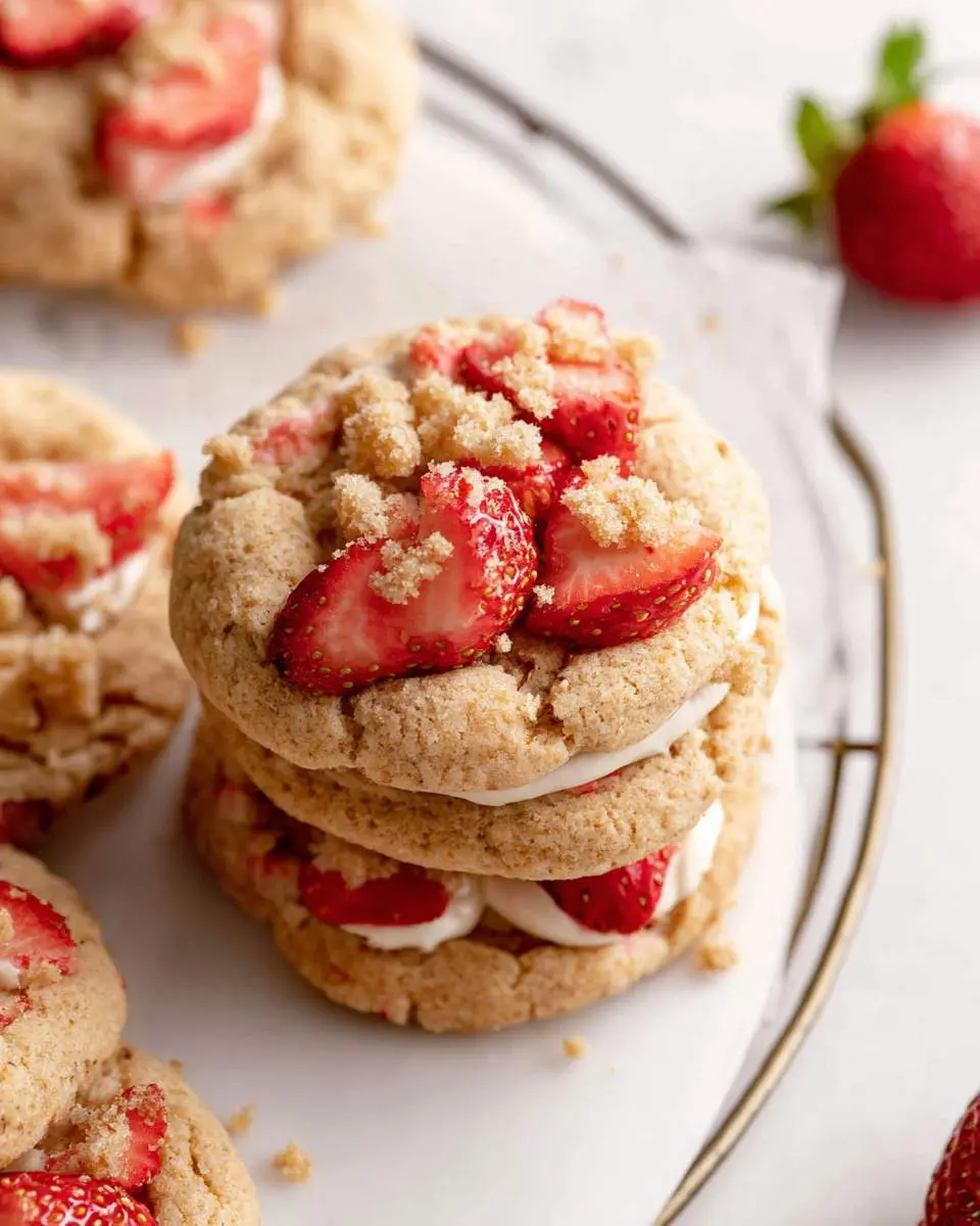 strawberry shortcake cookies