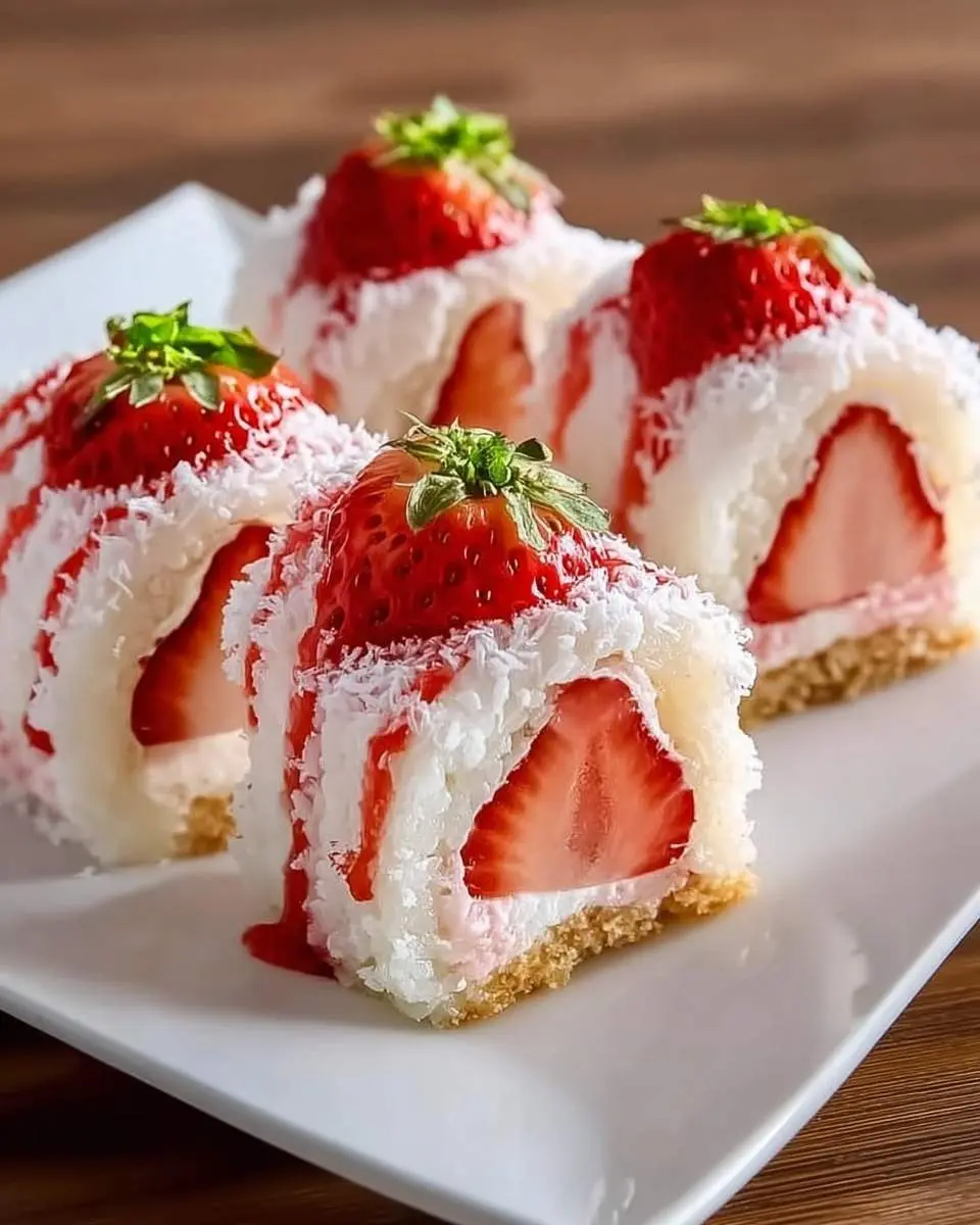 strawberry shortcake sushi 1
