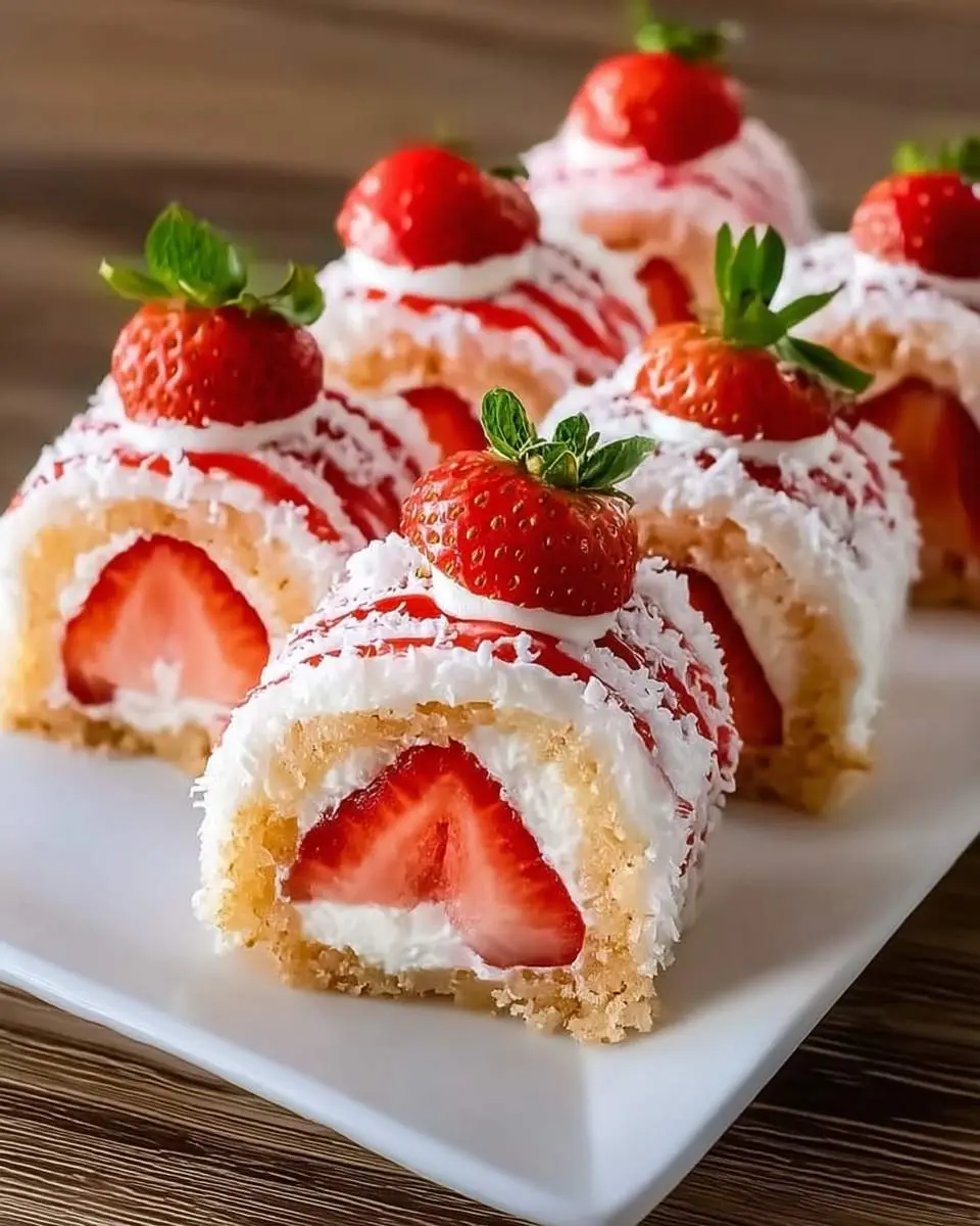 strawberry shortcake sushi recipe