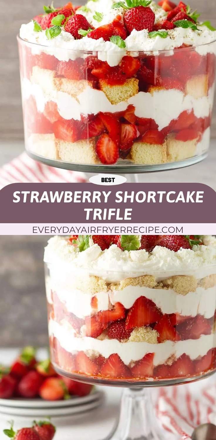 strawberry shortcake trifle pinterest