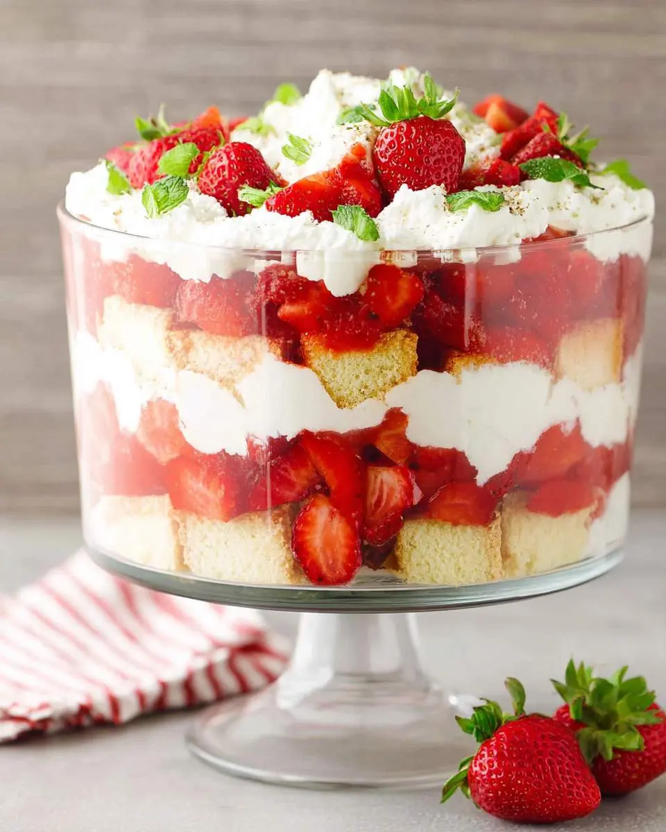 strawberry shortcake trifle recipe 1