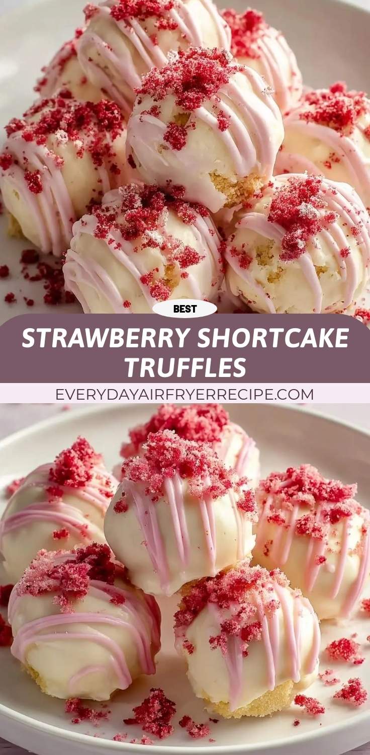 strawberry shortcake truffles pinterest