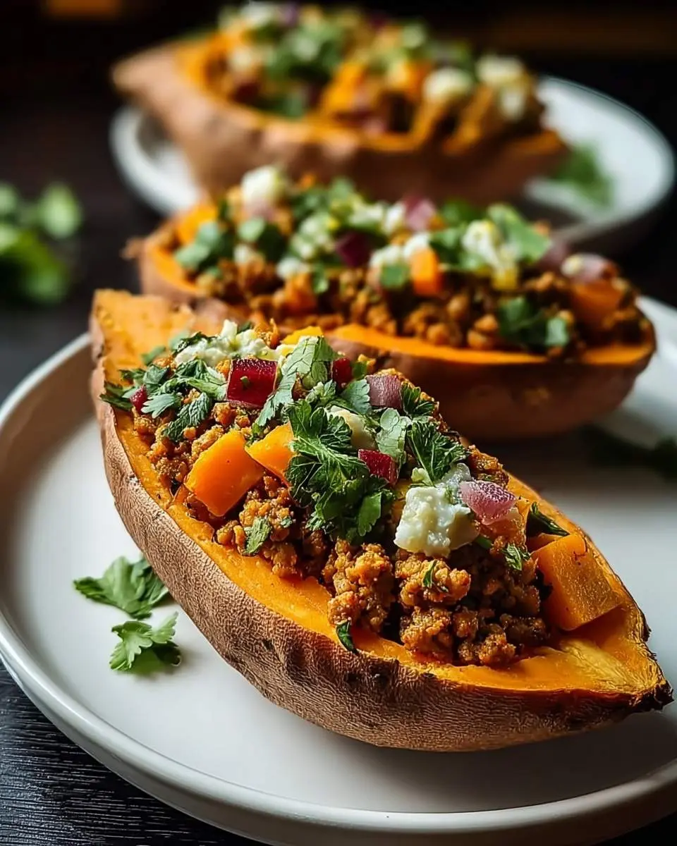 turkey stuffed sweet potatoes recipe 1