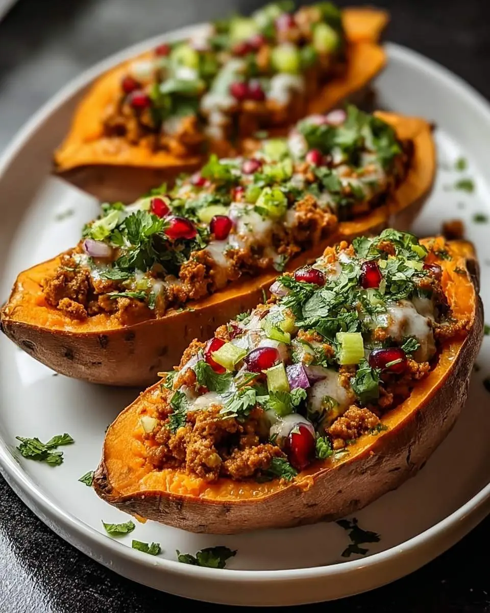 turkey stuffed sweet potatoes recipe