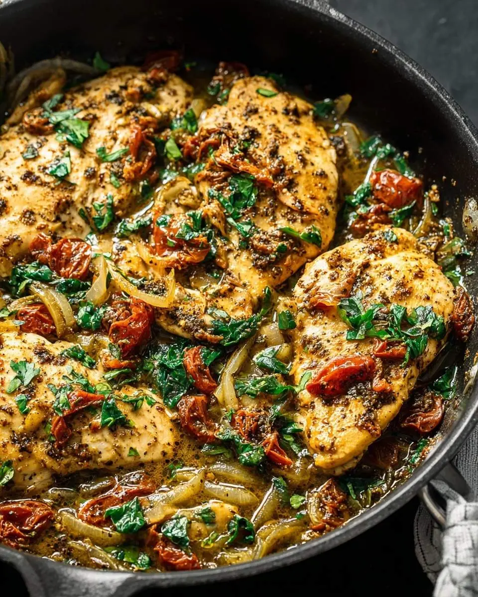 tuscan chicken skillet recipe 1