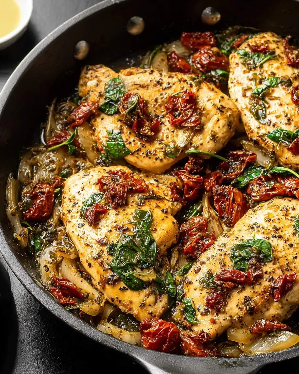 tuscan chicken skillet recipe