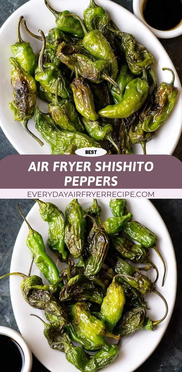 air fryer shishito peppers pinterest