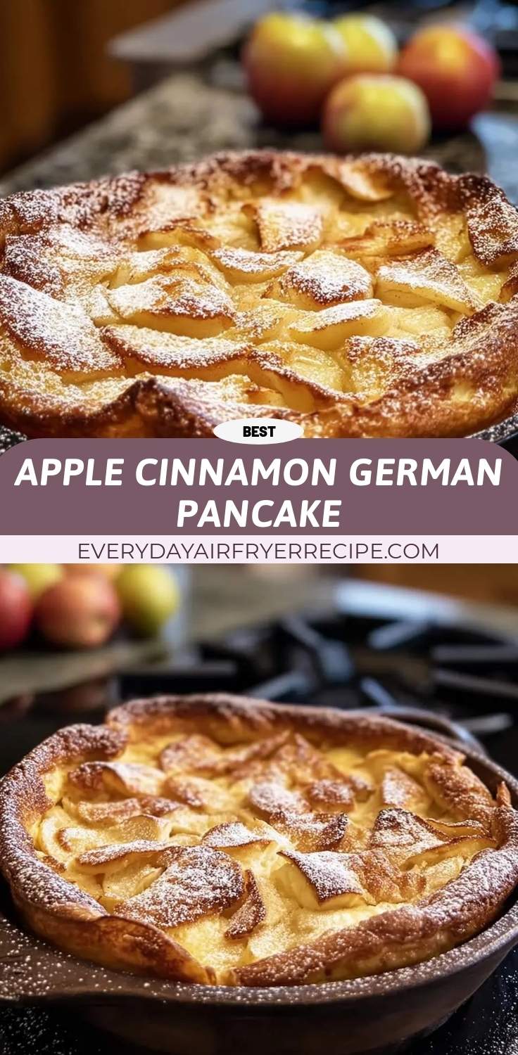 apple cinnamon german pancake pinterest
