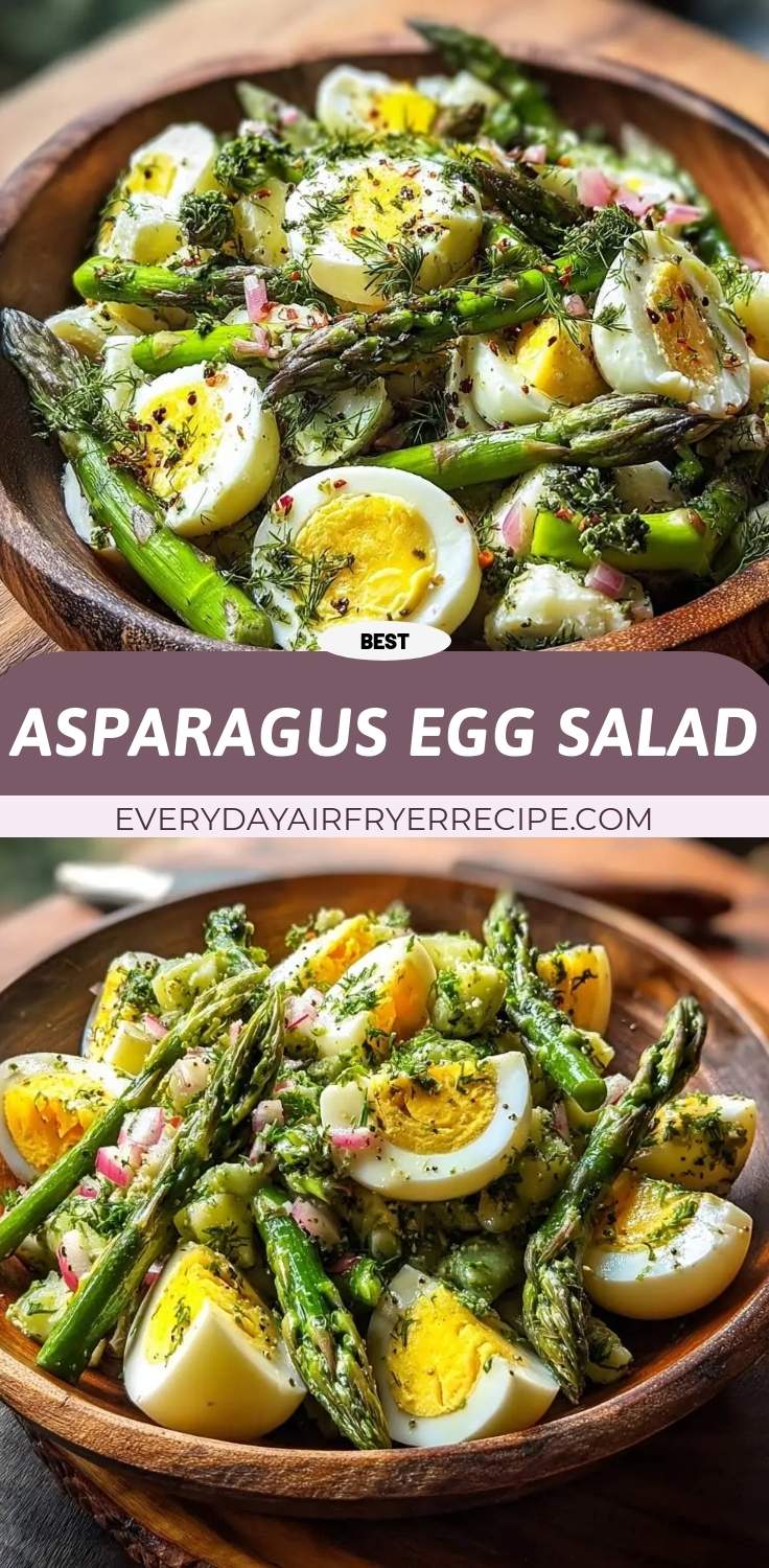 asparagus egg salad pinterest