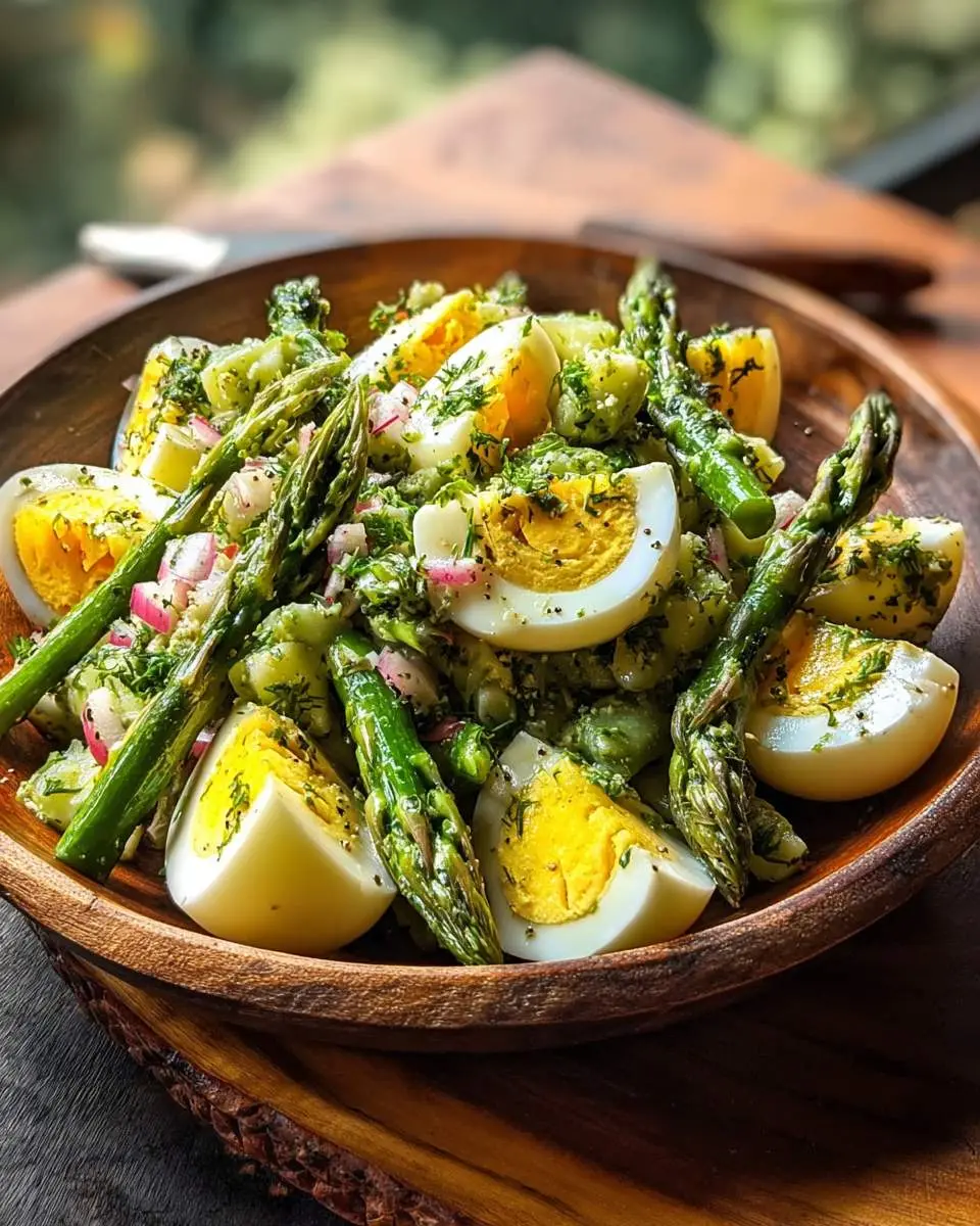 asparagus egg salad