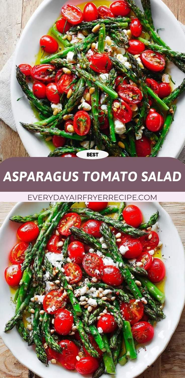 asparagus tomato salad pinterest