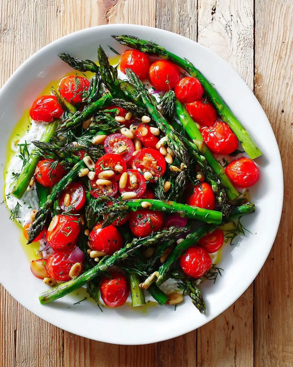 asparagus tomato salad recipe
